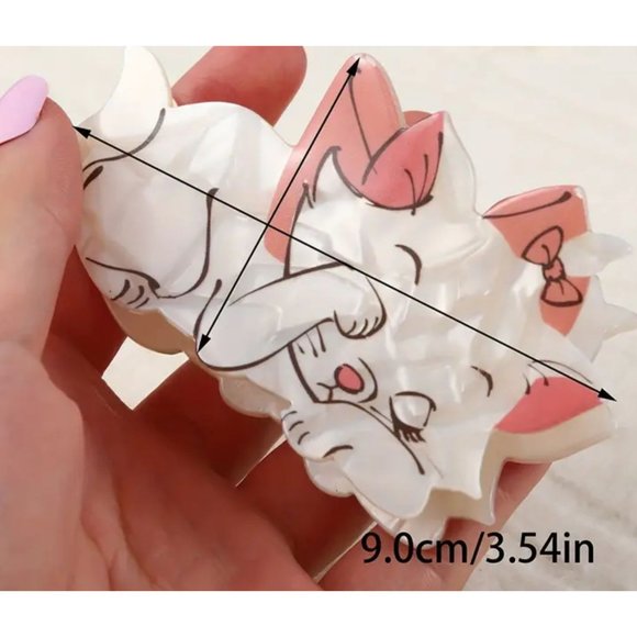 New!Disney Marie from the Aristocats Hair Clip Hairpin, Claw Clip Accessories - Picture 5 of 5